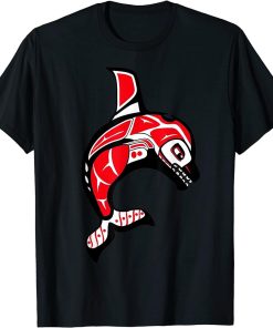 Native American Indian Killer Whale Orca Pacific Northwest T-Shirt