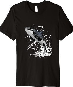 Jumping Orca Killer Whale Gift Premium T-Shirt